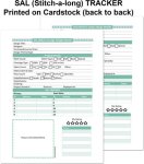 Cross Stitch Needlework SAL (Stitch-A-Long) Tracker Sheet Printe (image for) Cross Stitch Needlework SAL (Stitch-A-Long) Tracker Sheet Printe